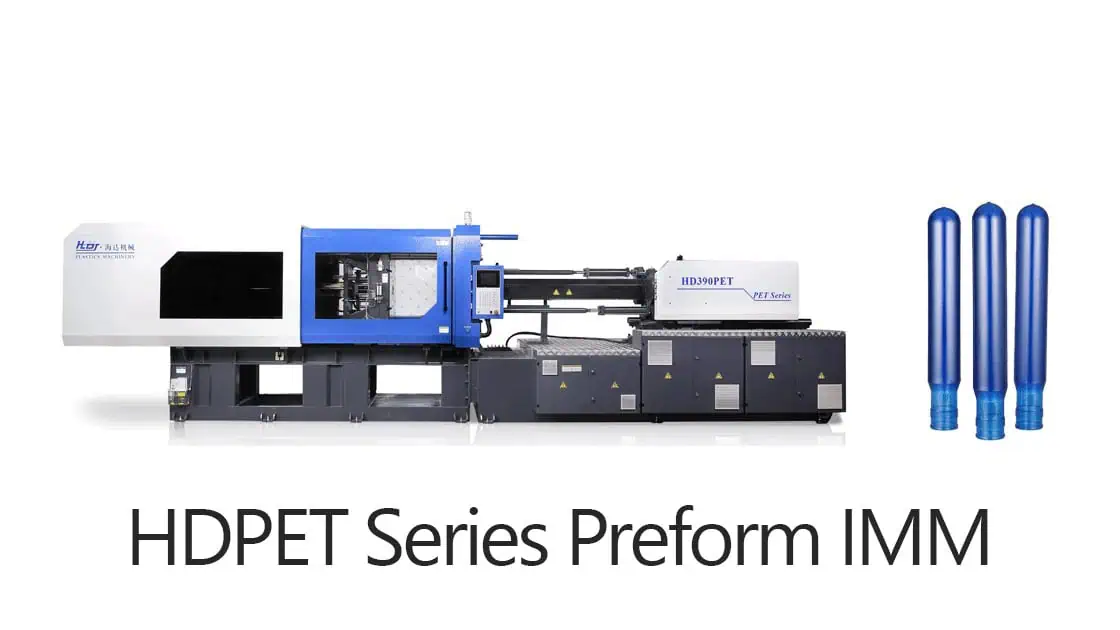 Machine injection PET préformes HDPET HAIDA pour bouteilles