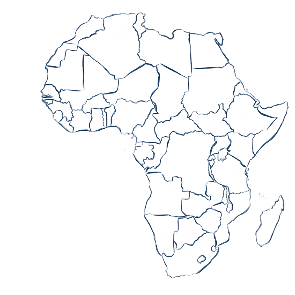 Carte de la pr&eacute;sence HAIDA en Afrique