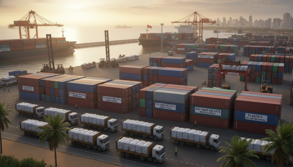 Chaîne approvisionnement plastique Afrique import