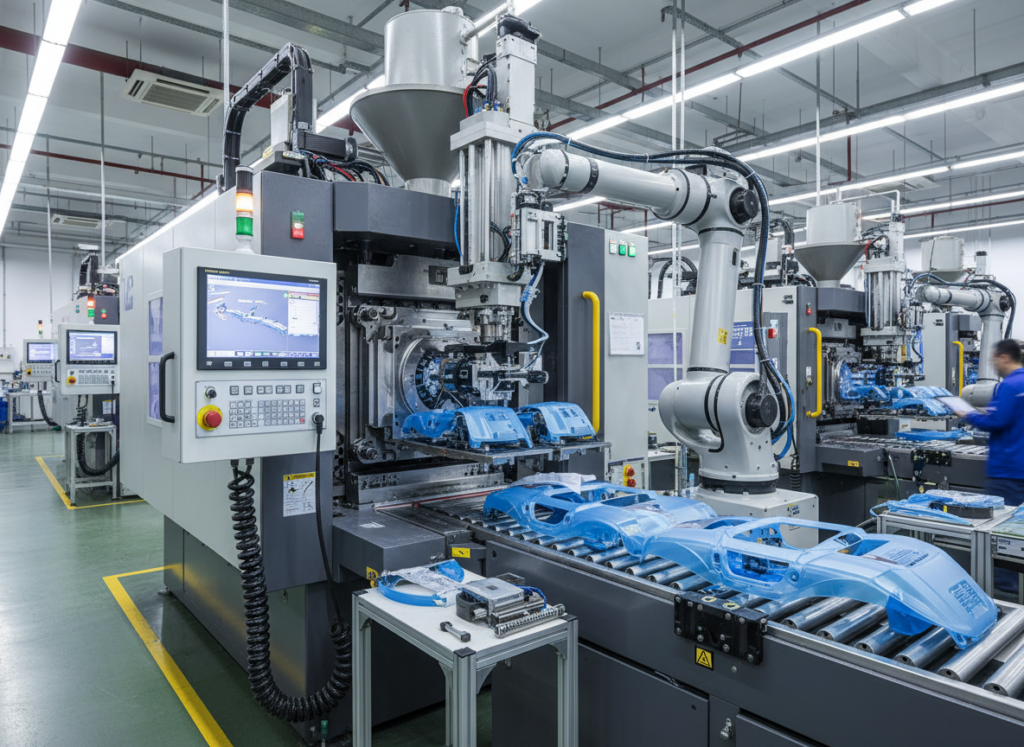 Machine injection plastique précision