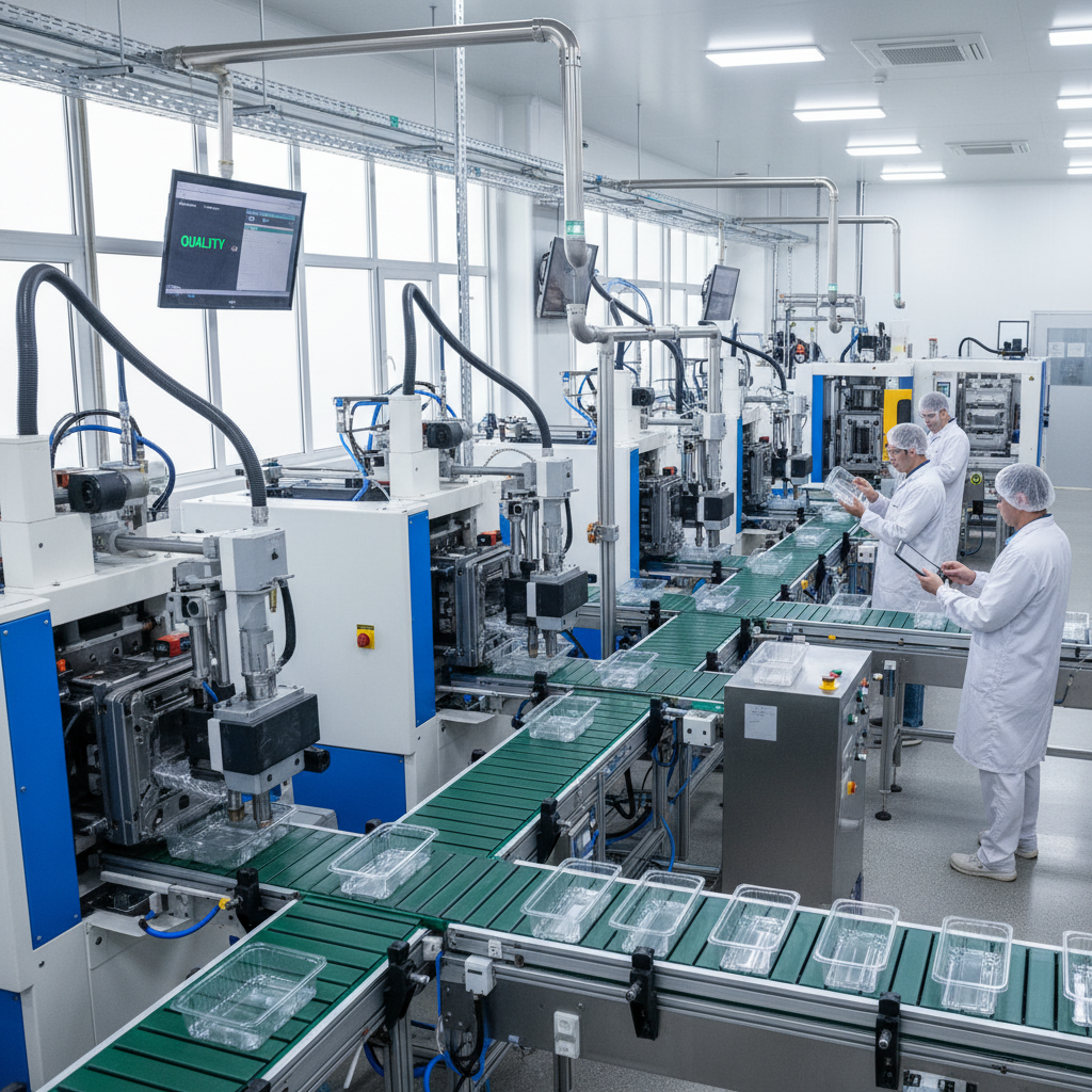 Production emballage plastique injection